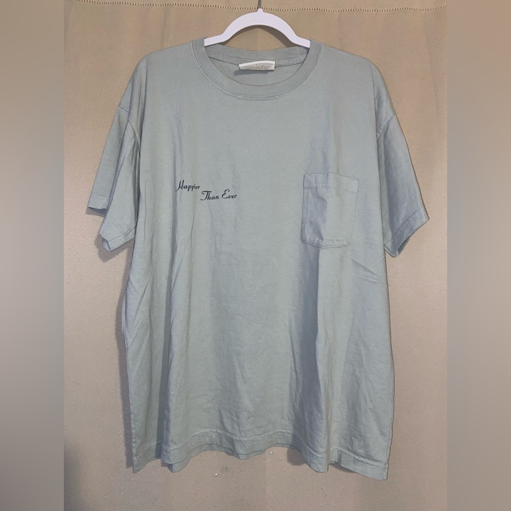 Billie Eilish Happier Than Ever Tour Shirt